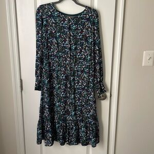 Vibrant bottle green dress in size 10.